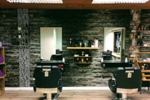 Co-fr&egrave;res du salon de coiffure