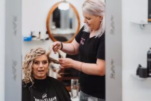 Bigodino per capelli da parrucchiere