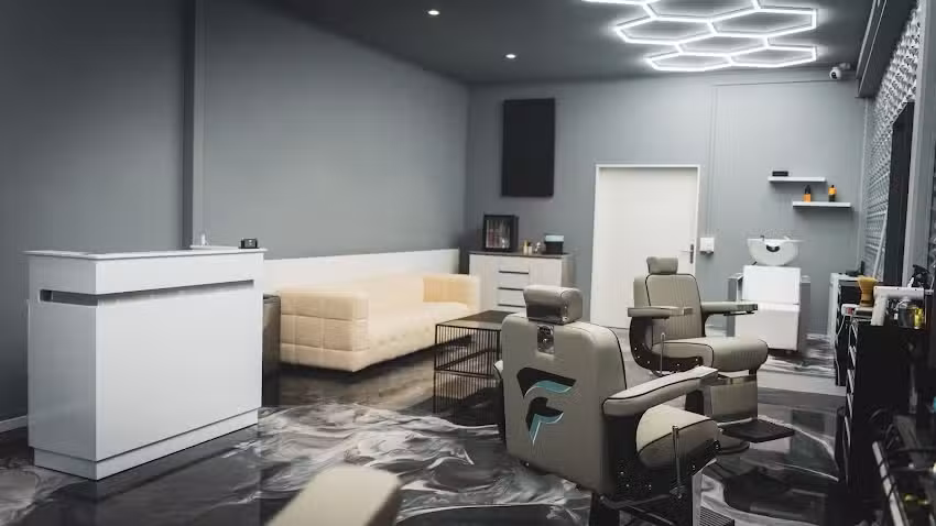 Concetto di barbiere FLP