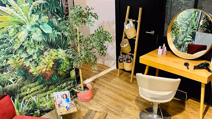 Salone di acconciatura in particolare