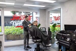 Salon de coiffure traditionnel