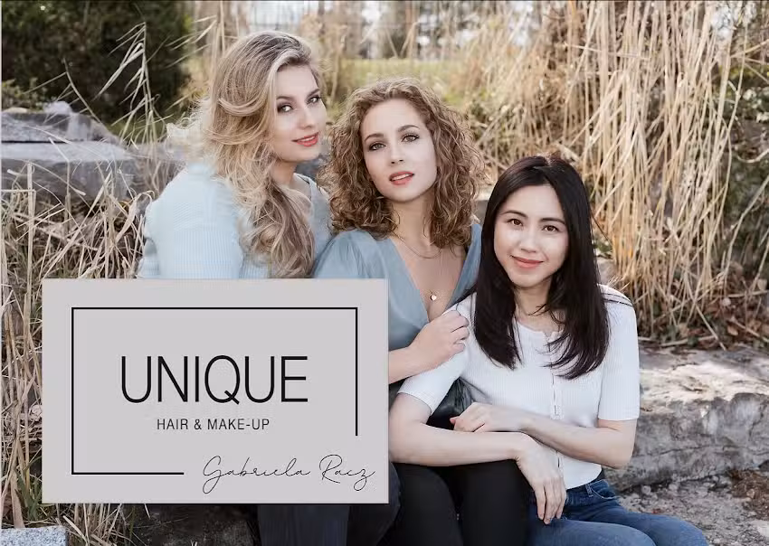 Coiffure et maquillage uniques